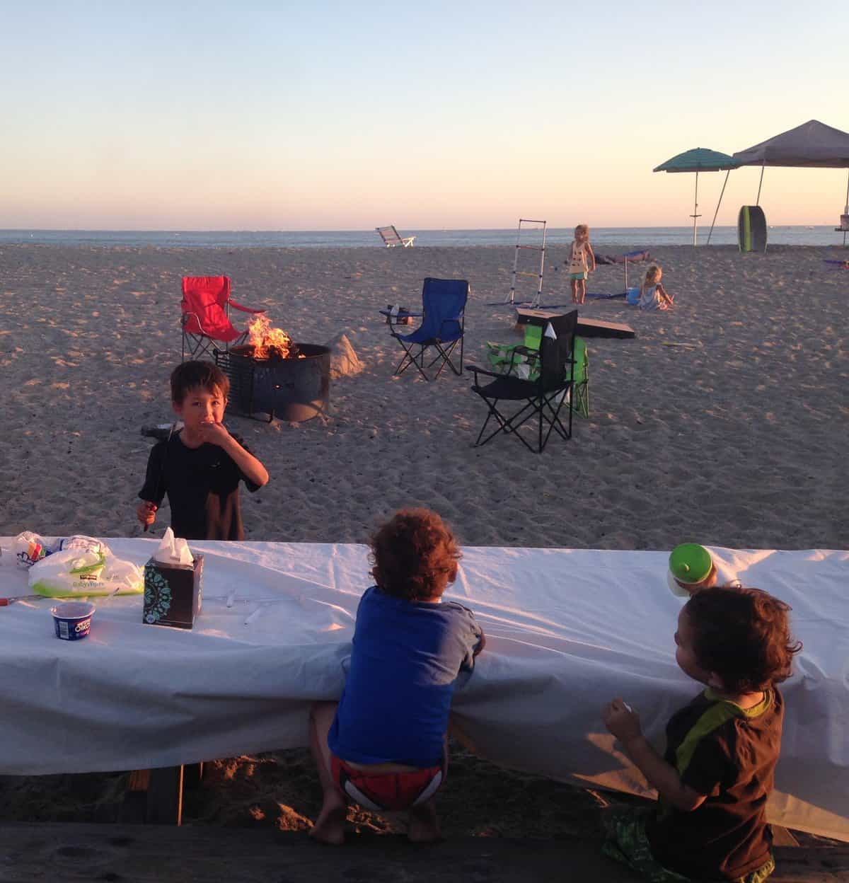 Doheny campsite in the evening