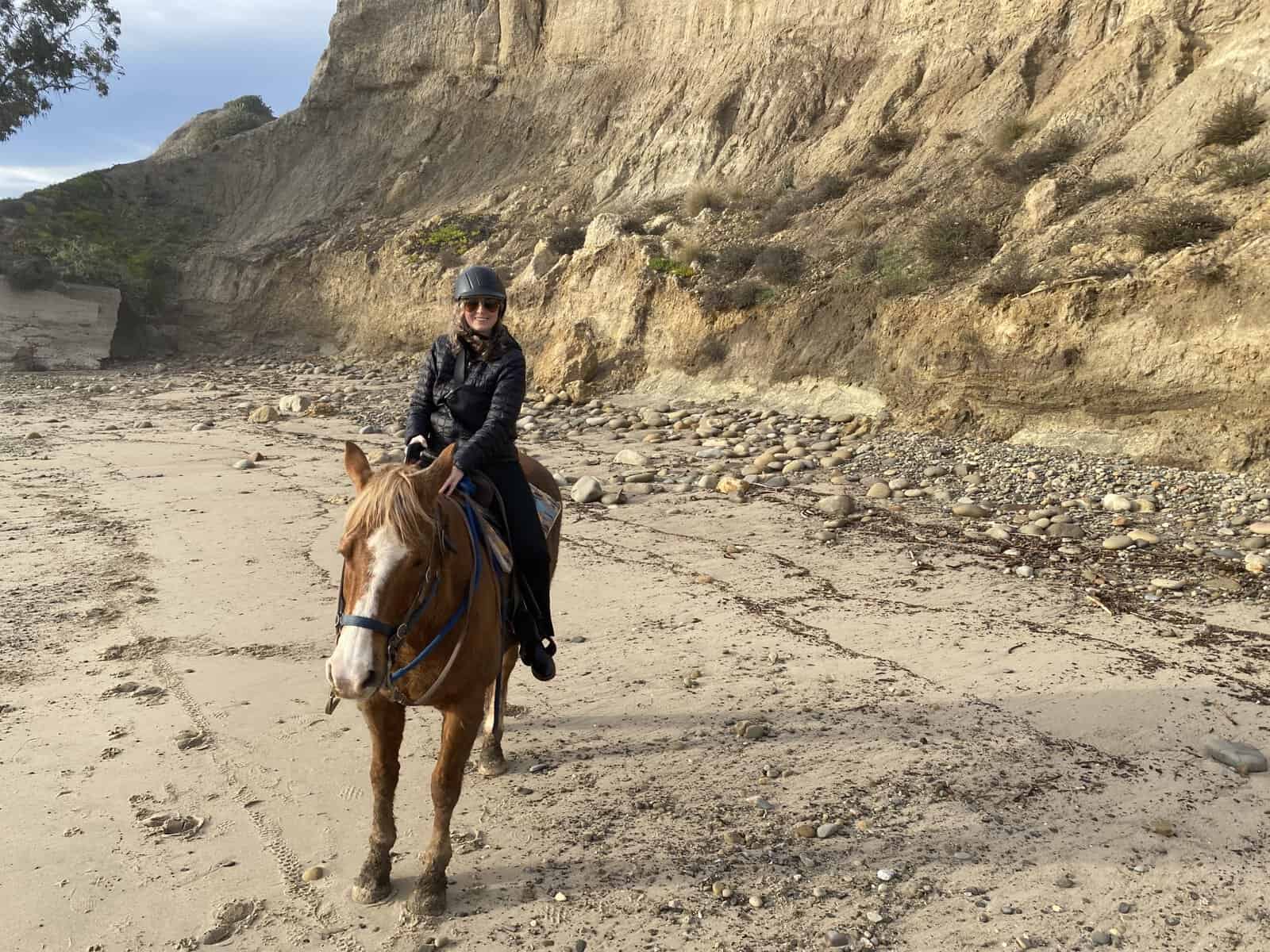 Horseback riding in Santa Monica beach