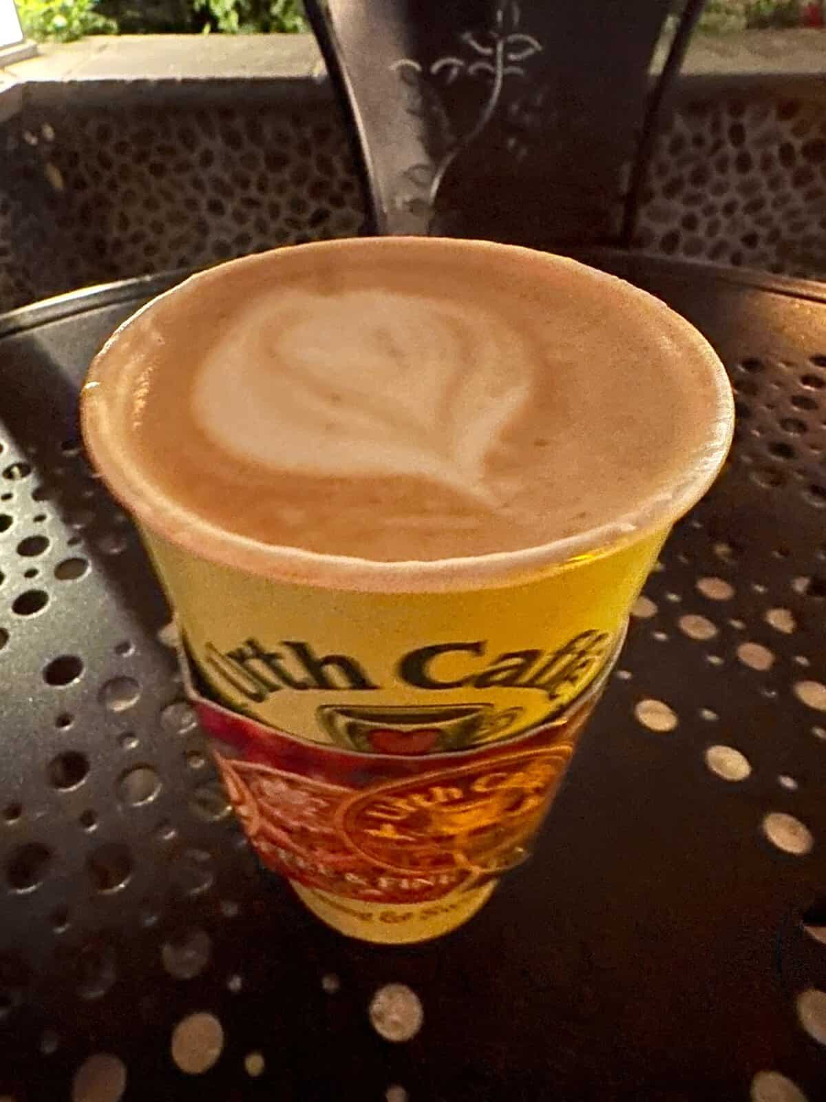 Italian decaf cappuccino at Urth