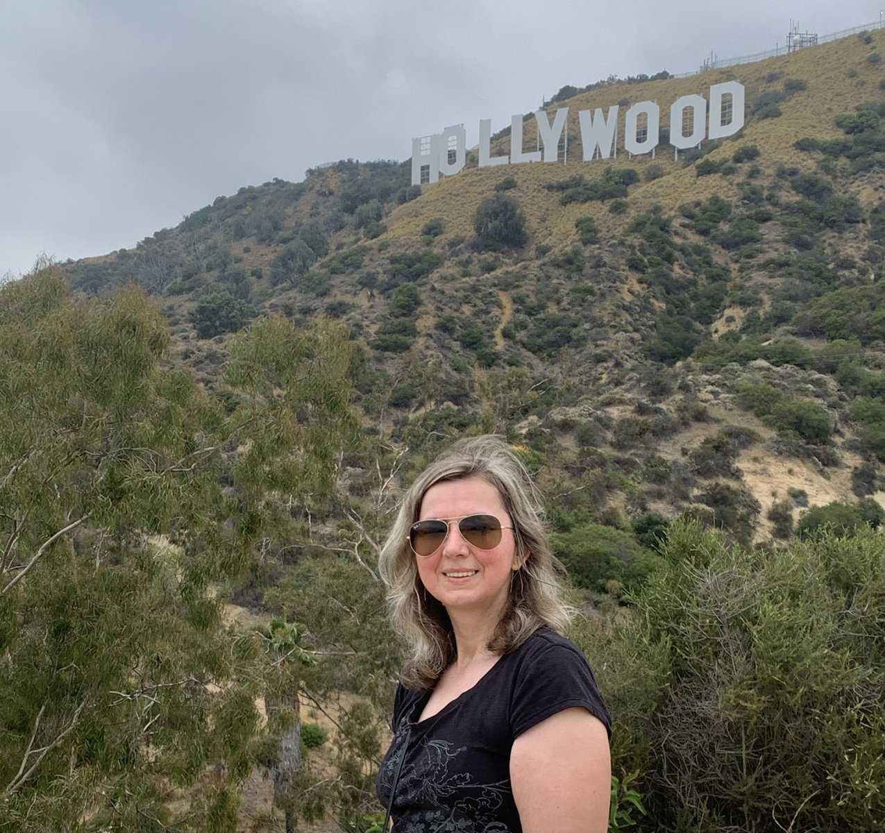 Me on the trail to Hollywood sign