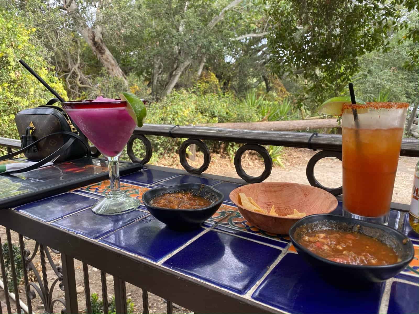 Michelada and Prickly Pear margarita