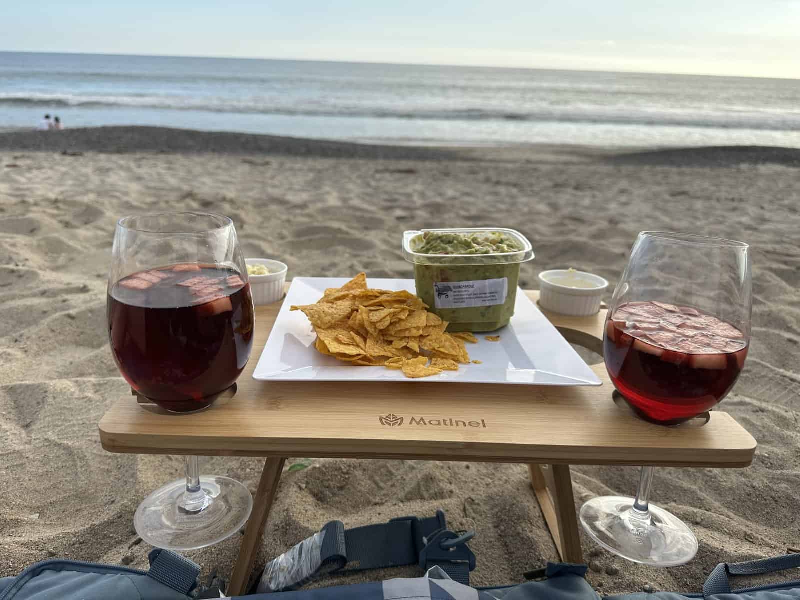 Our picnic in Doheny State Beach