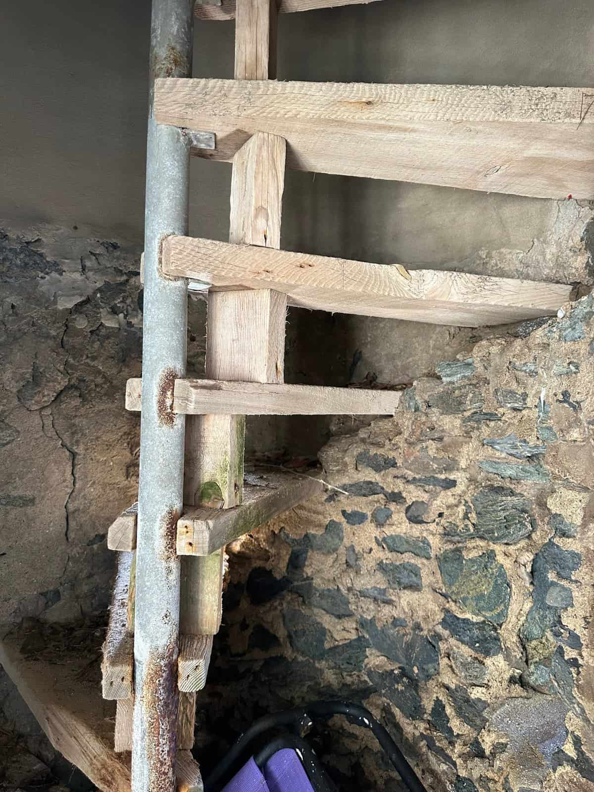 stairs in the Pirate tower