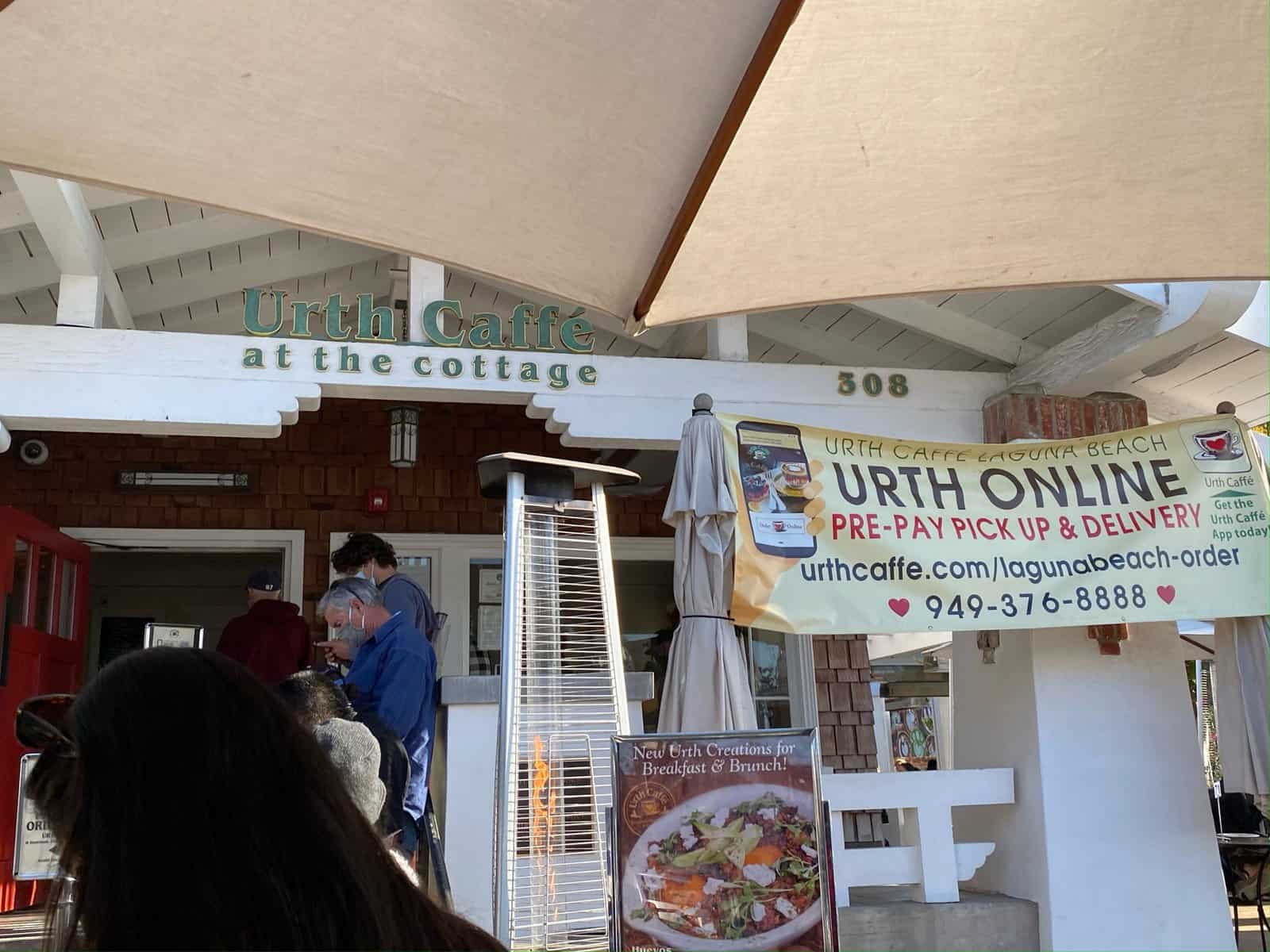 Urth caffe at the pandemic time