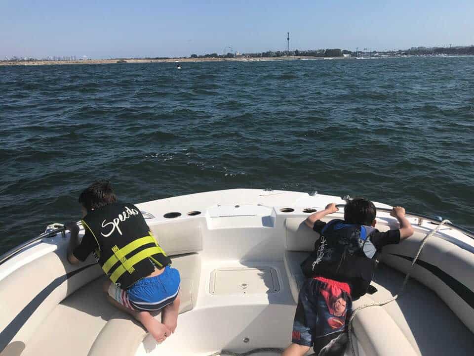 boating at Campland on the bay