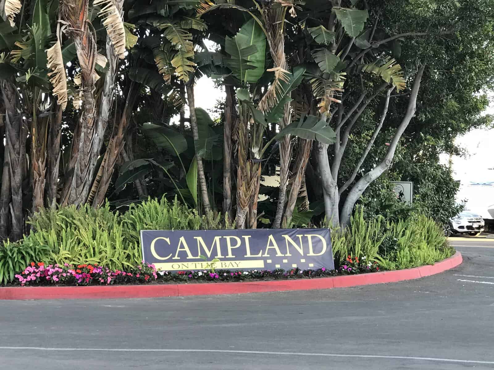 campland sign when you enter