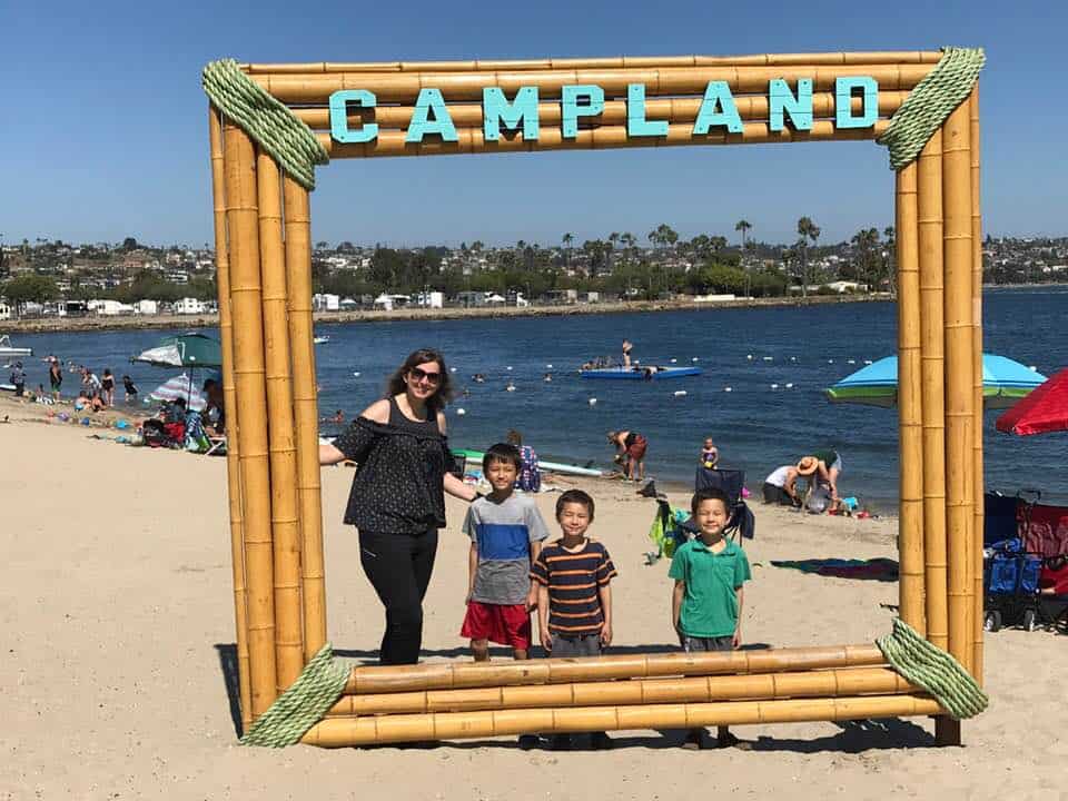 fun Campland sign to take pictures