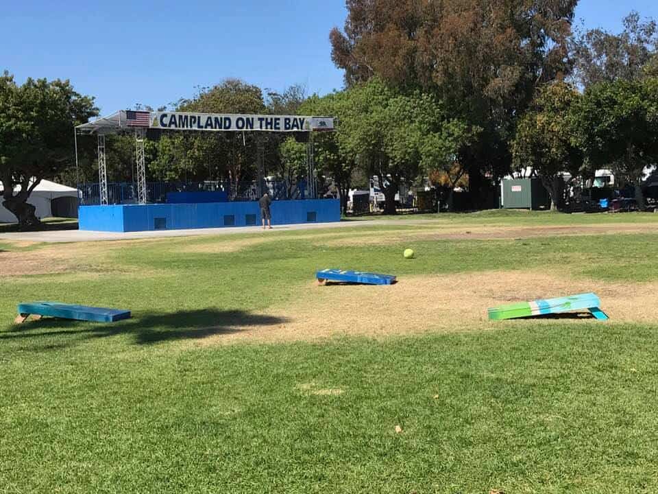 fun area for concerts at the Campland on the bay