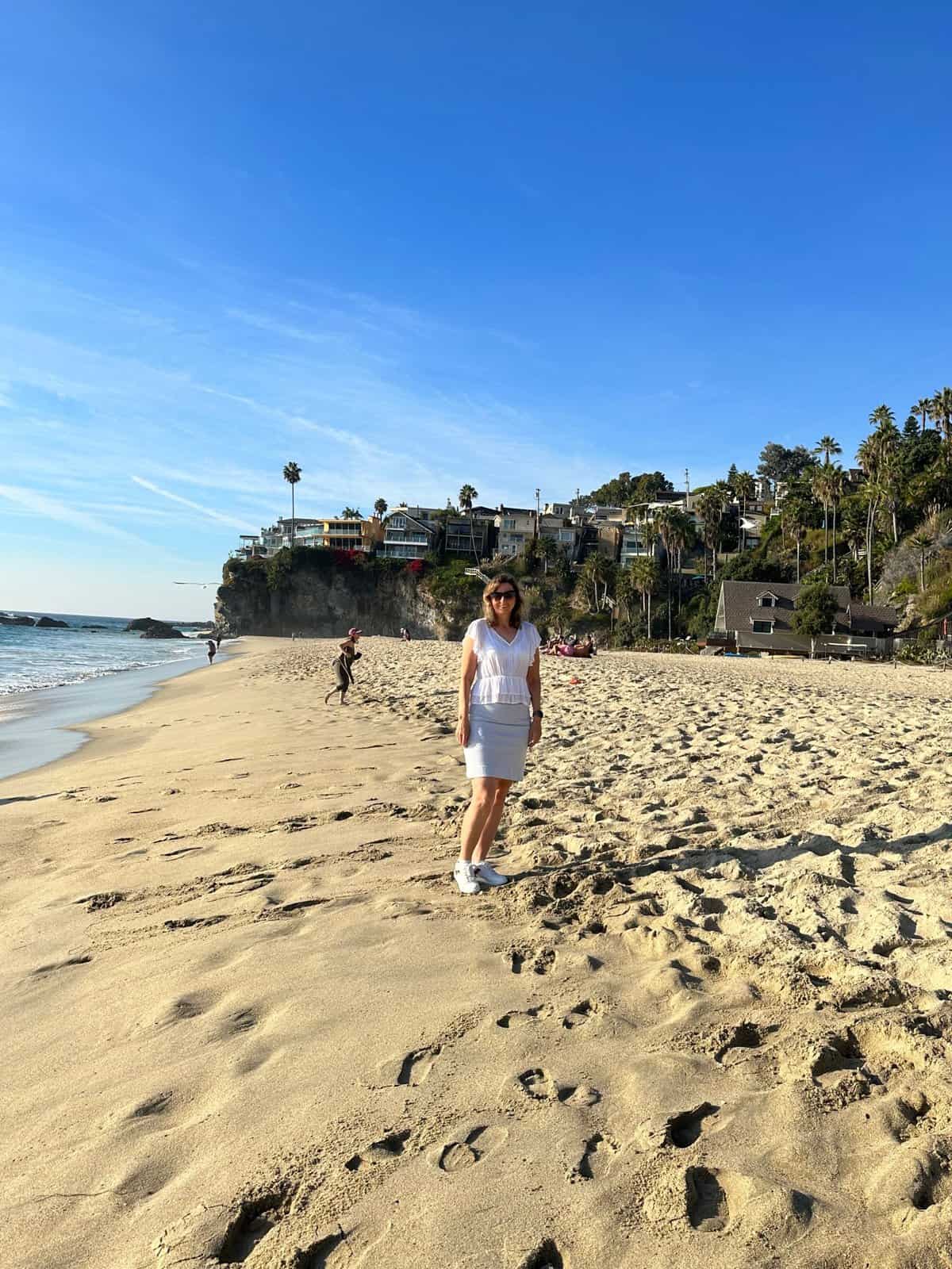 me standing at the Thousand Steps beach