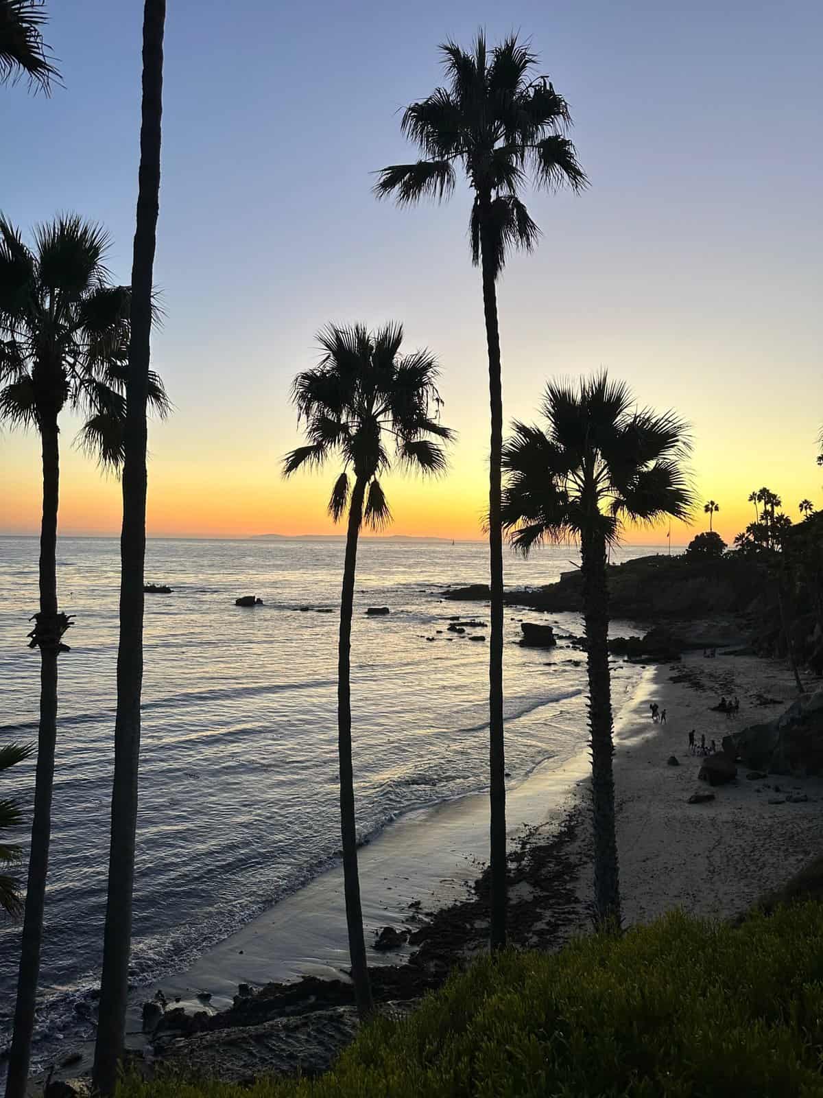 sunset at Laguna