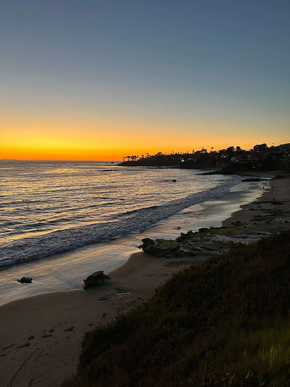 sunset picture in Laguna Beach