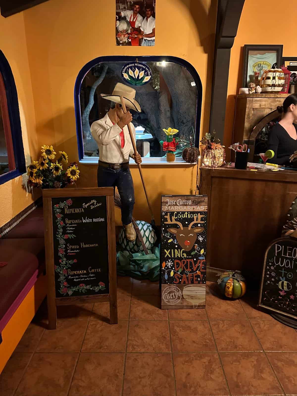 Inside at Rose Canyon cantina and grill