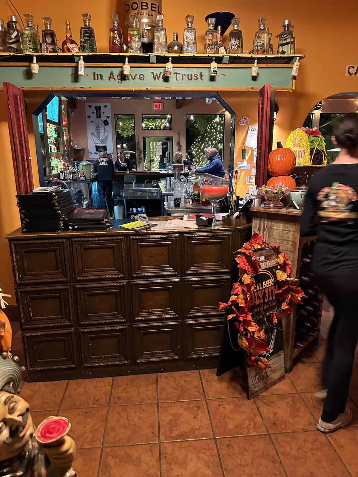 Inside at Rose canyon cantin