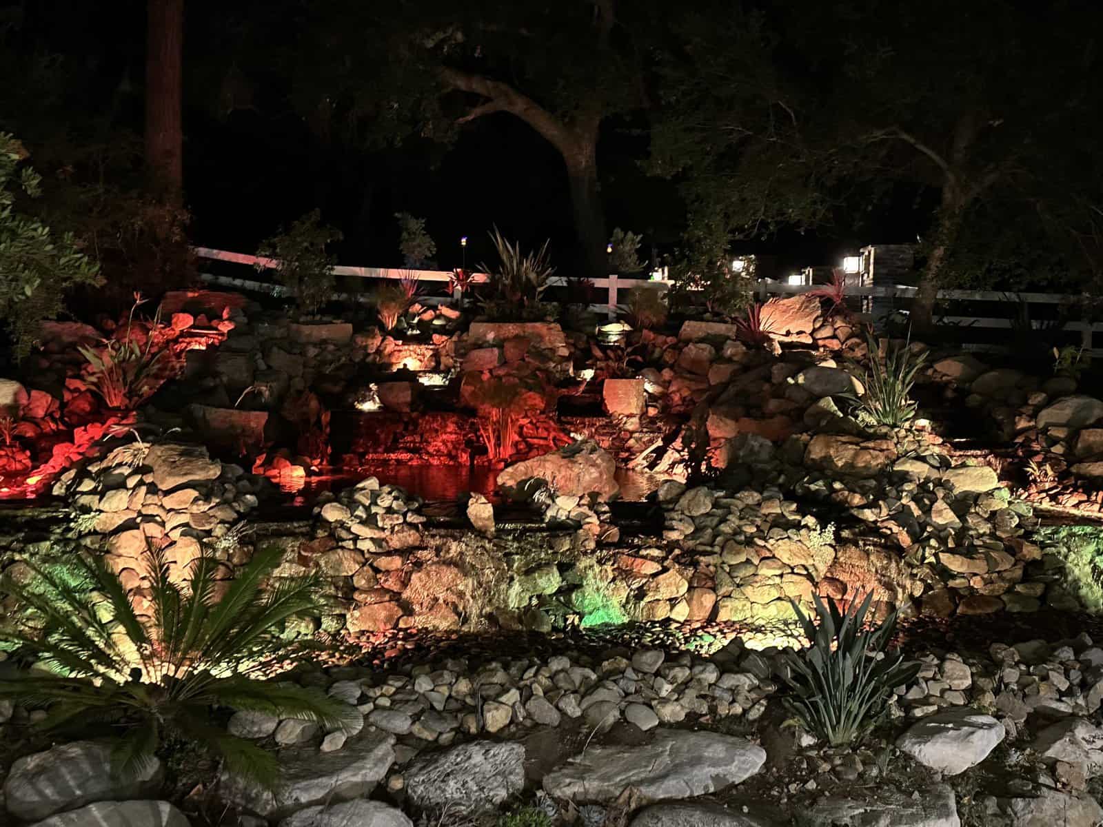 New Fountain at Rose Canyon cantina and Grill