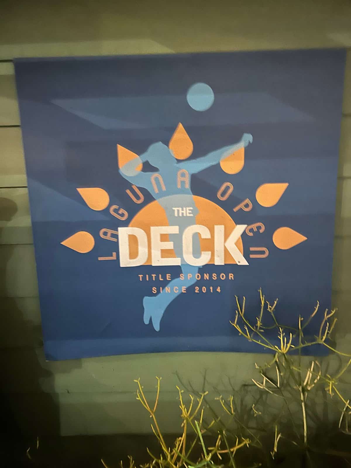 The Deck sign