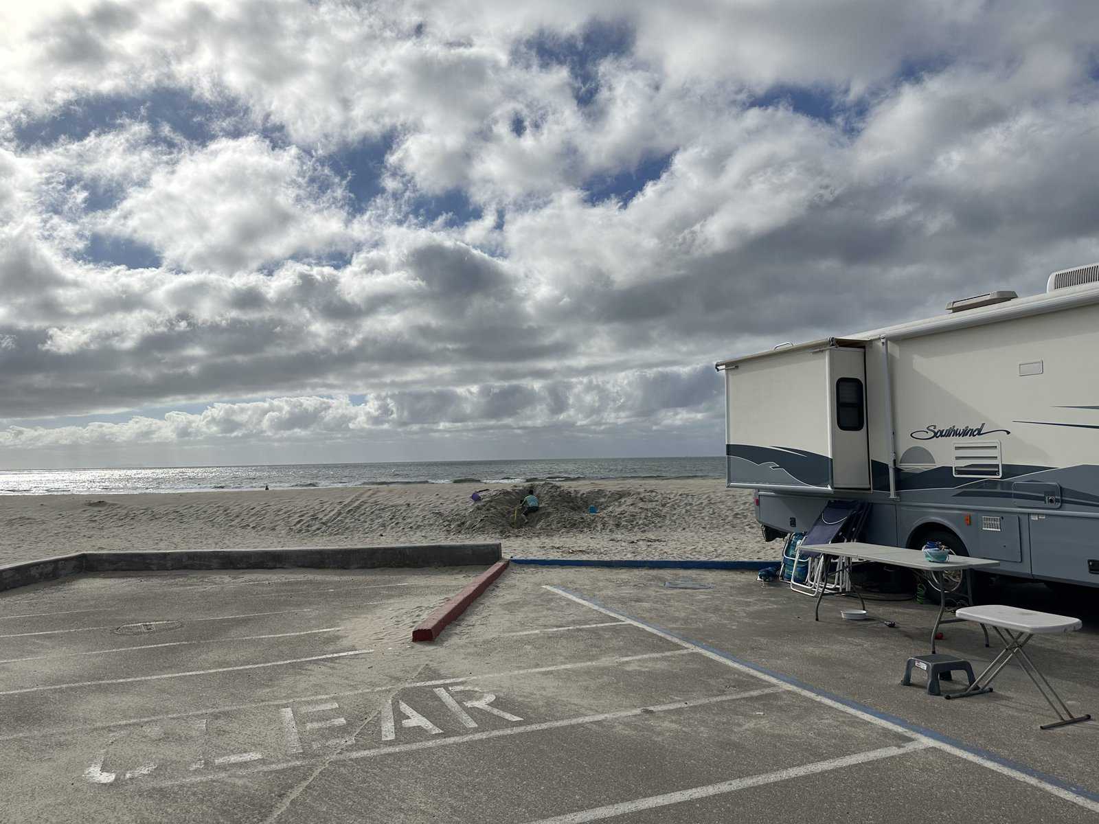 Silver Strand campground in San Diego