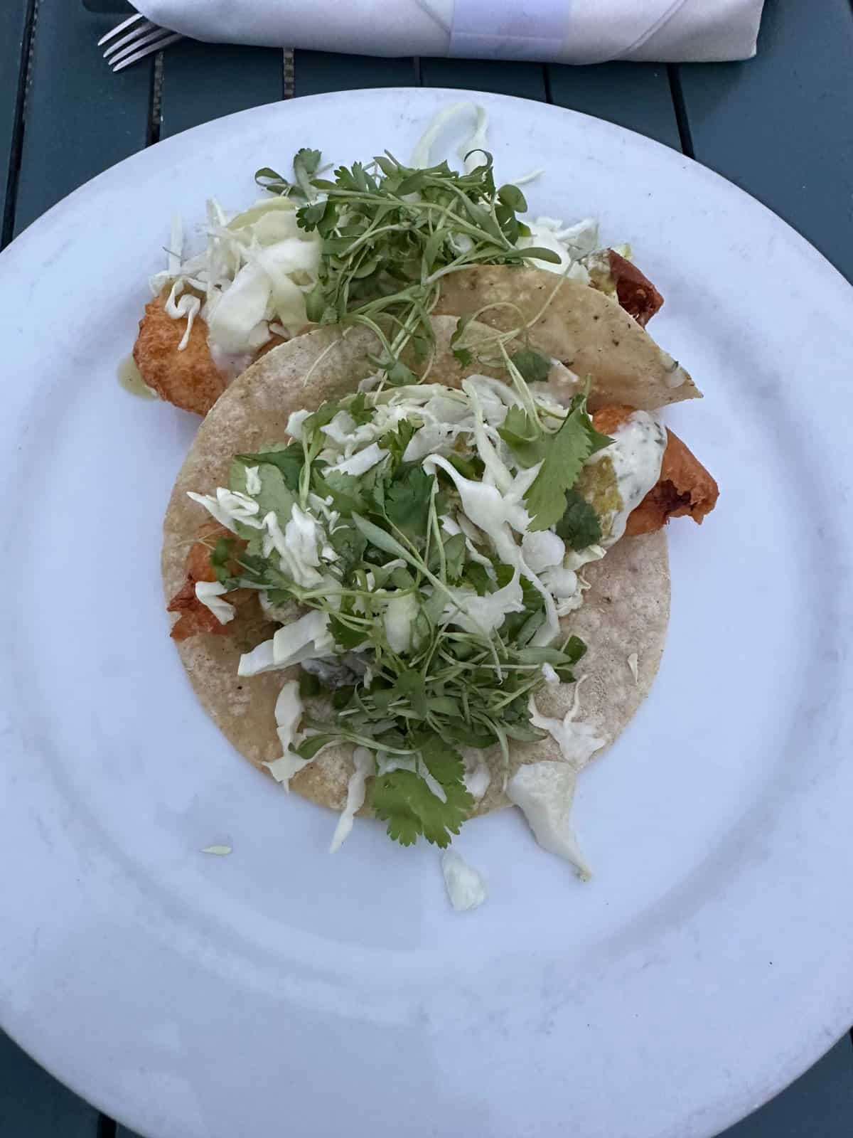 Street tacos at Rooftop