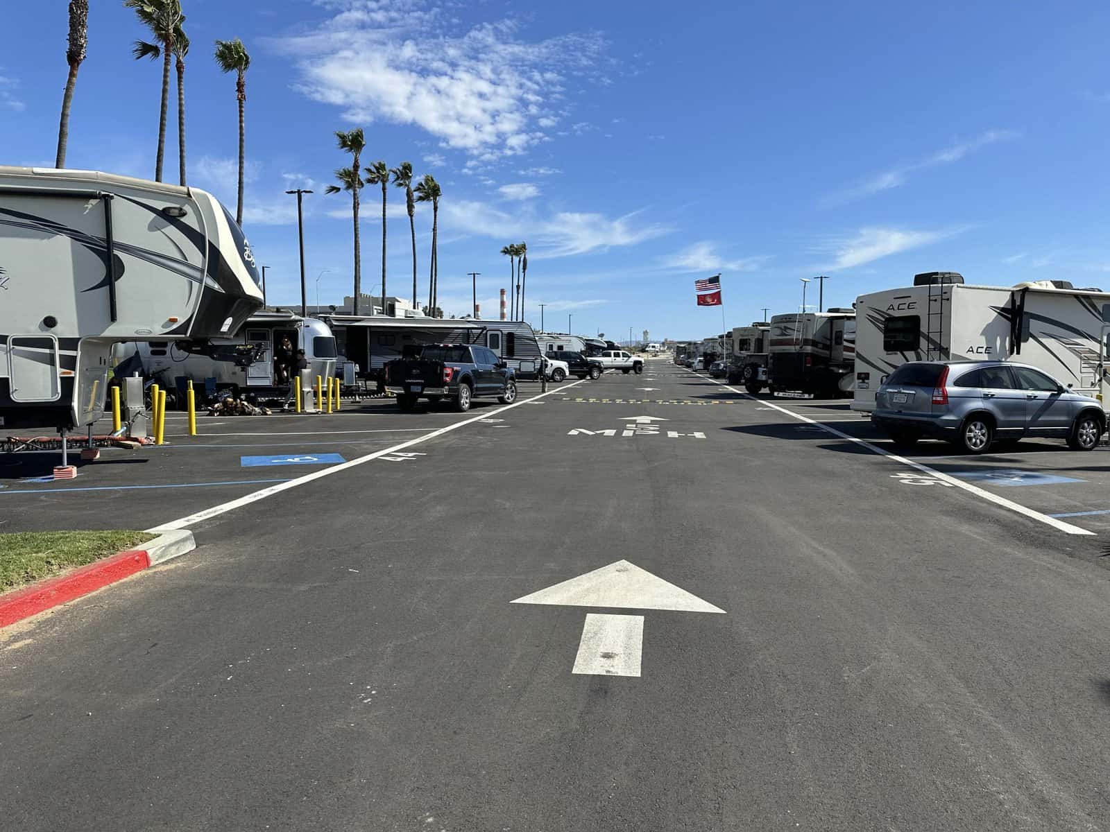 Dockweiler beach RV park in LA