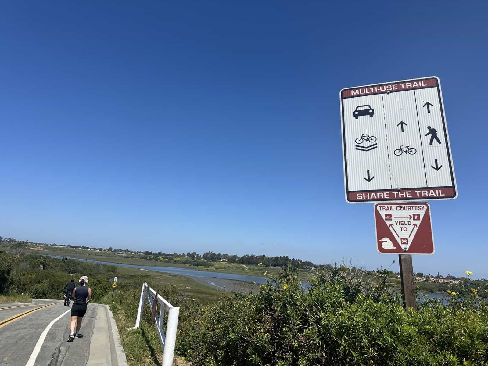 back bay loop trail sign
