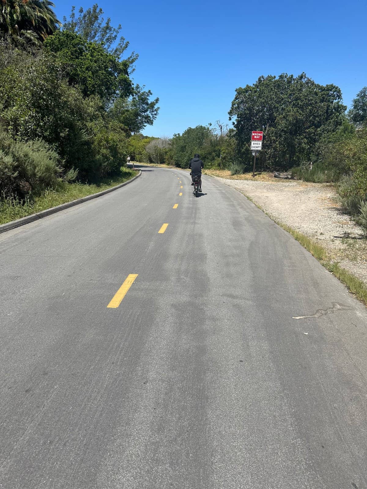 nice and paved back bay loop trail