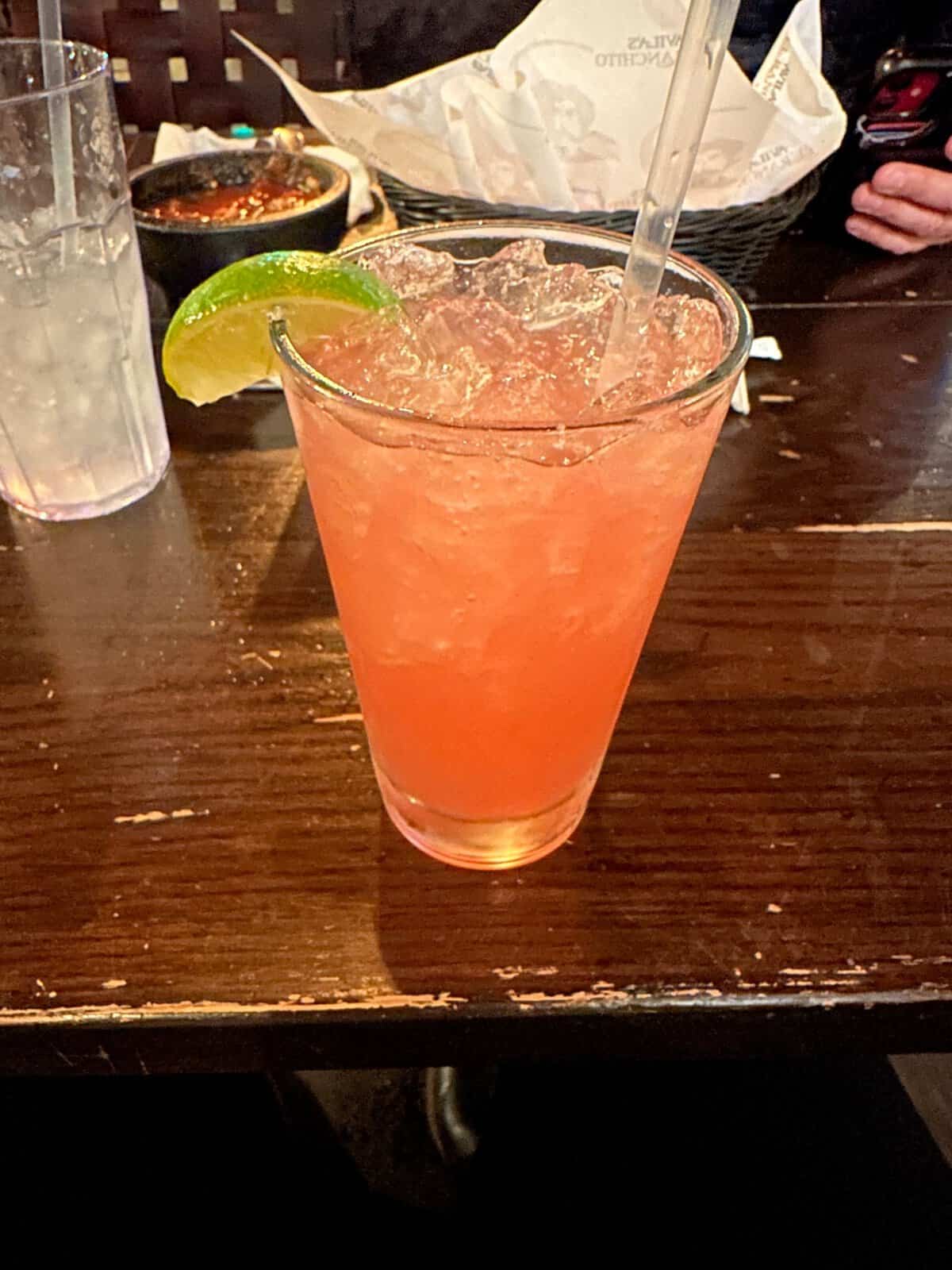 Blood Orange Margarita at El Ranchito